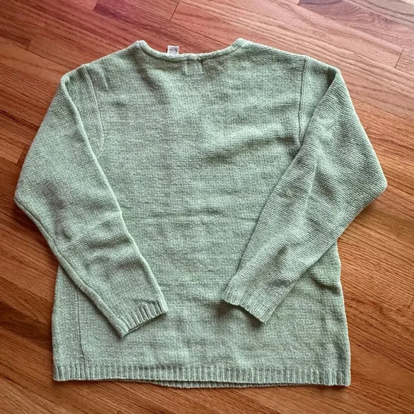 VINTAGE x GAP Womens Mint Green Soft Cozy Sweater, 90s, Y2K l SIZE LARGE - Picture 3 of 6